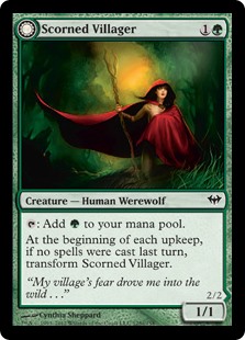 Scorned Villager / Moonscarred Werewolf