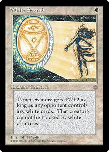 White Scarab