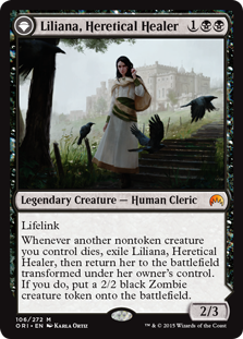 Liliana, Heretical Healer / Liliana, Defiant Necromancer