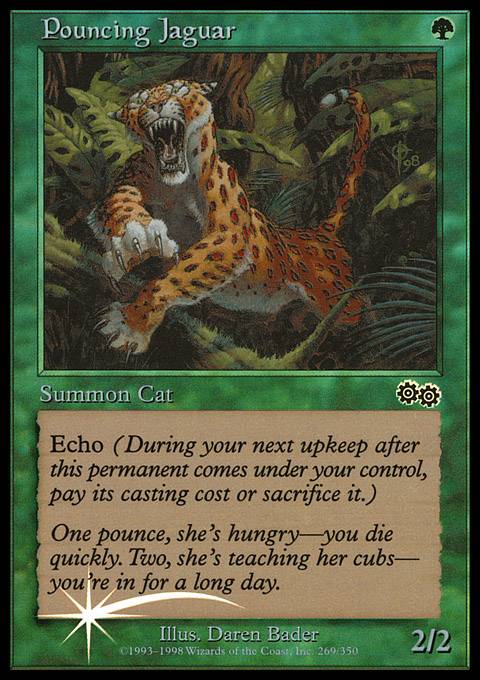Pouncing Jaguar