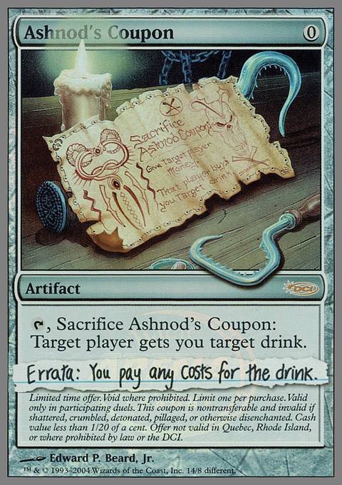 Ashnod's Coupon