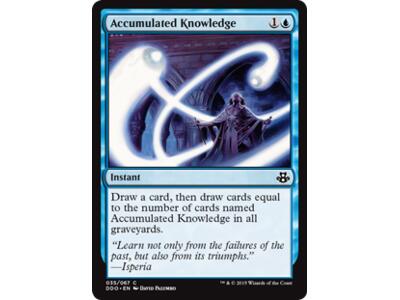 Accumulated Knowledge