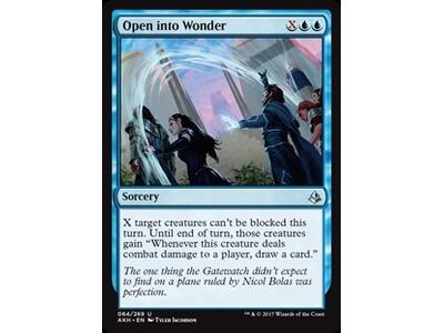 Open into Wonder