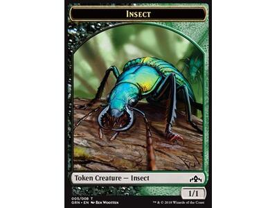 Insect Token (Black and Green 1/1)