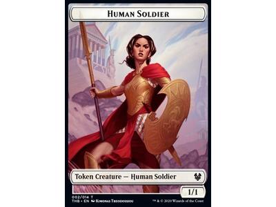 Human Soldier Token (White 1/1