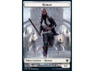 Human Token (W 1/1) // Treasure Token