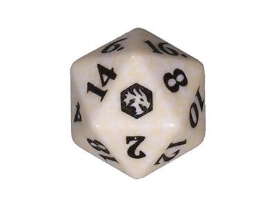 D&D d20 Ζάρι - ΑΣΠΡΟ