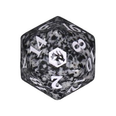 D&D d20 Ζάρι - ΜΑΥΡΟ