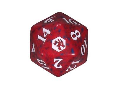 D&D d20 Ζάρι - ΚΟΚΚΙΝΟ