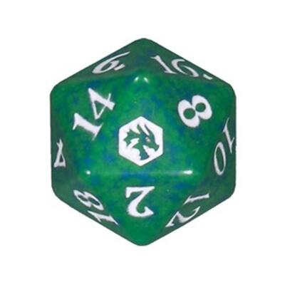 D&D d20 Ζάρι - ΠΡΑΣΙΝΟ