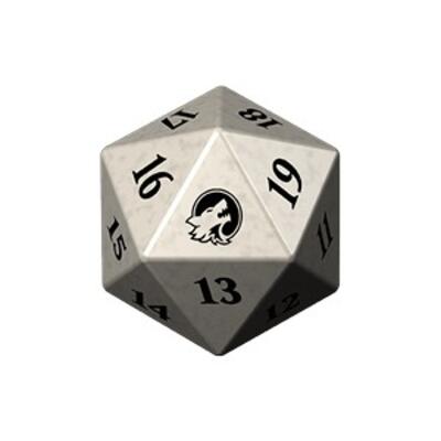 Innistrad Midnight Hunt d20 ζάρι ΑΣΠΡΟ
