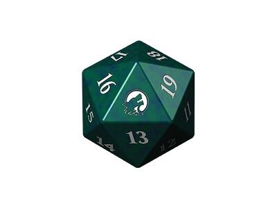 Innistrad Midnight Hunt d20 ζάρι ΠΡΑΣΙΝΟ