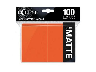 100 Ultra Pro Pro-Matte Eclipse Sleeves (Pumpkin Orange)