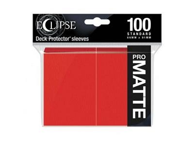 100 Ultra Pro Pro-Matte Eclipse Sleeves (Apple Red)