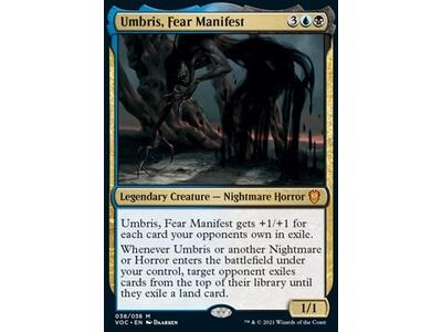 Umbris, Fear Manifest (V.1)
