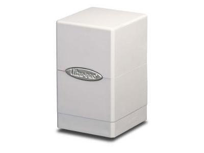Ultra Pro Satin Tower Deck Box-WHITE