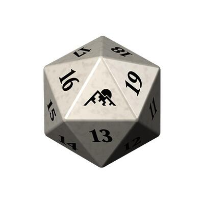 KAMIAGAWA Neon Dynasty d20 ζάρι ΑΣΠΡΟ