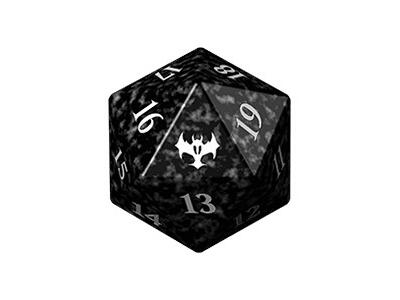 Innistrad Crimson Vow d20 ζάρι ΜΑΥΡΟ