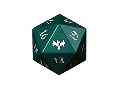 Innistrad Crimson Vow d20 ζάρι ΠΡAΣΙΝΟ