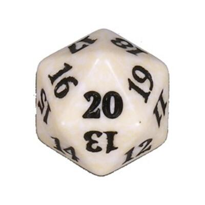 Game Night 2019 d20 ζάρι ΑΣΠΡΟ