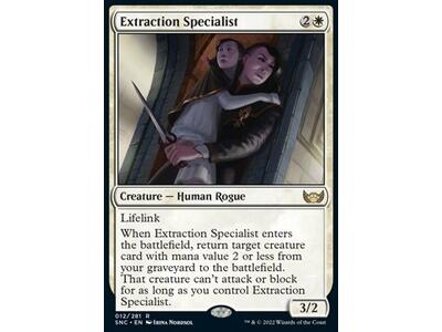 Extraction Specialist