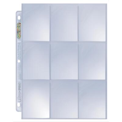 1x Ultra Pro PLATINUM Nine Pocket Page