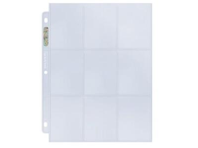 1x Ultra Pro SILVER Nine Pocket Page
