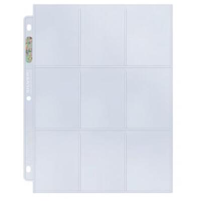1x Ultra Pro SILVER Nine Pocket Page