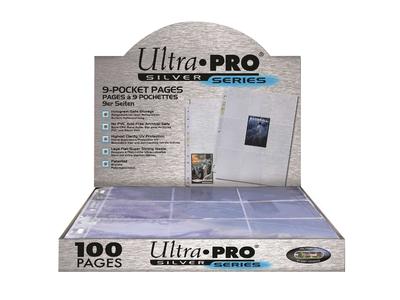 ULTRA PRO SILVER SERIES BOX with 100 Page for Standard Size Cards