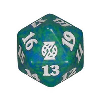 STRIXHAVEN d20 ζάρι ΠΡΑΣΙΝΟ (Quandrix)