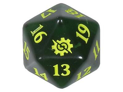 Brothers ' War GIFT BUNDLE d20 DICE Lime Green / MISHRA