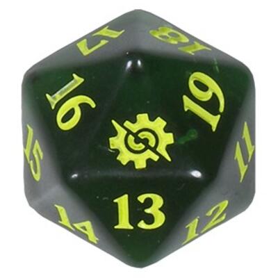 Brothers ' War GIFT BUNDLE d20 DICE Lime Green / MISHRA