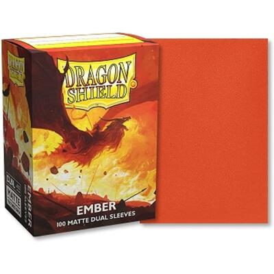 100 Dragon Shield "EMBER " Matte Dual Sleeves