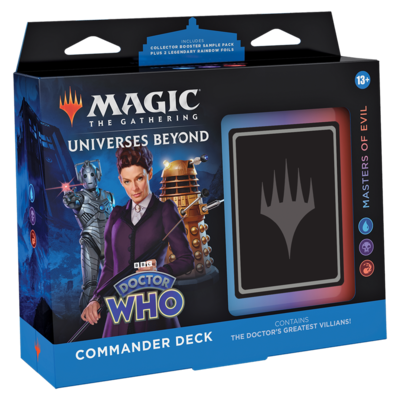 Commander Doctor Who "Masters of Evil"