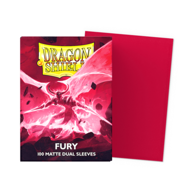 100 Dragon Shield "FURY " Matte Dual Sleeves