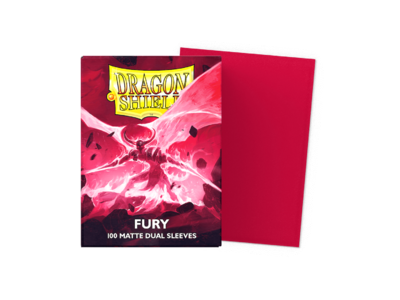 100 Dragon Shield "FURY " Matte Dual Sleeves