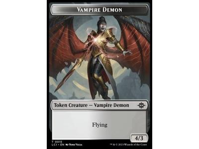 Vampire Demon Token (White and Black 4/3)