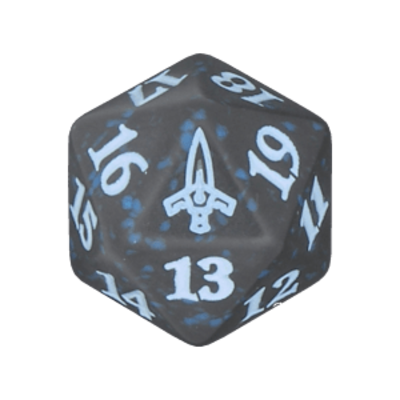 MURDERS AT KARLOV MANOR d20 DICE BLUE