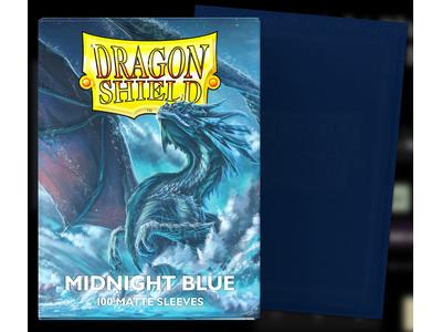 100 Dragon Shield "MIDNIGHT BLUE " Matte Sleeves