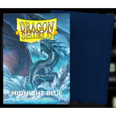 100 Dragon Shield "MIDNIGHT BLUE " Matte Sleeves