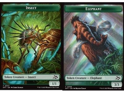 Insect Token (G 1/1) // Elephant Token (G 3/3)