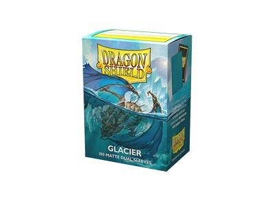 100 Dragon Shield "GLACIER" Matte DUAL Sleeves