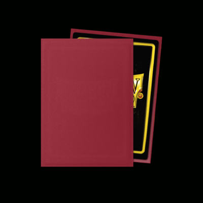 100 Dragon Shield "Blood Red Matte " Sleeves