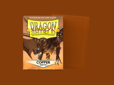 100 Dragon Shield "Matte Copper " Sleeves