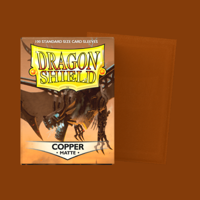 100 Dragon Shield "Matte Copper " Sleeves