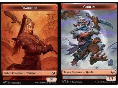 Warrior Token (R 1/1) // Goblin Token (R 1/1)