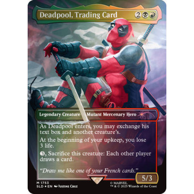 Secret Lair Drop: WPN Exclusive: Marvel Superdrop: Marvel's Deadpool FOIL
