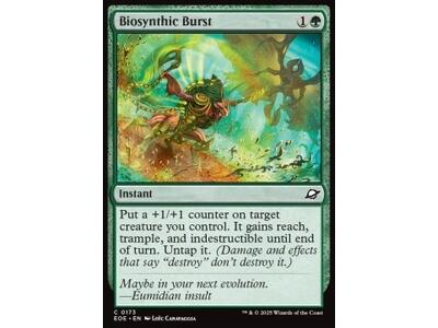 Biosynthic Burst