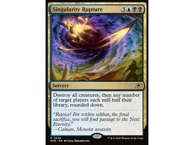 Singularity Rupture