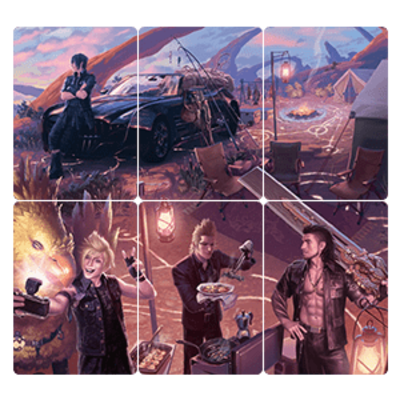 Final Fantasy Holiday SCENE BOX - 4 Scenes SET